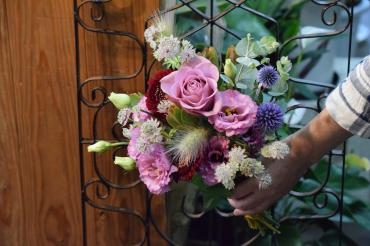 紫シックなミニブーケ｜「フラワーショップ花よど」　（熊本県天草市の花キューピット加盟店 花屋）のブログ