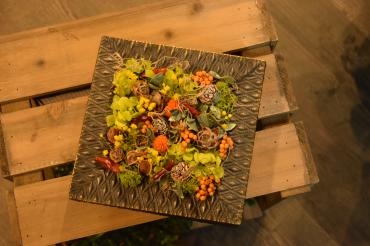 ドライフラワーフレームアレンジ　～天草市の花屋　フラワーショップ花よど～｜「フラワーショップ花よど」　（熊本県天草市の花キューピット加盟店 花屋）のブログ