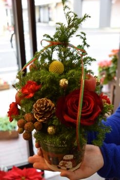 クリスマスアレンジ♪｜「フラワーショップ花よど」　（熊本県天草市の花キューピット加盟店 花屋）のブログ