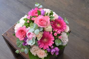 ピンク系のアレンジメント♪｜「フラワーショップ花よど」　（熊本県天草市の花キューピット加盟店 花屋）のブログ