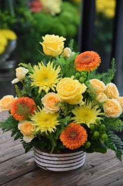 お見舞いのアレンジメント｜「フラワーショップ花よど」　（熊本県天草市の花キューピット加盟店 花屋）のブログ