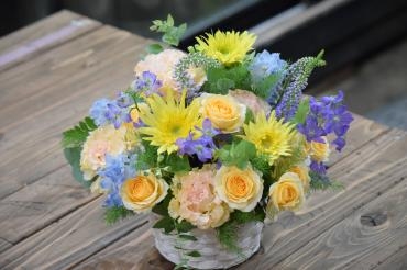 爽やかアレンジメント｜「フラワーショップ花よど」　（熊本県天草市の花キューピット加盟店 花屋）のブログ