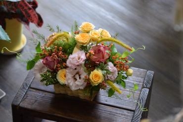 お誕生日のアレンジメント｜「フラワーショップ花よど」　（熊本県天草市の花キューピット加盟店 花屋）のブログ