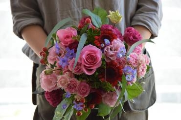 お誕生日のブーケ｜「フラワーショップ花よど」　（熊本県天草市の花キューピット加盟店 花屋）のブログ