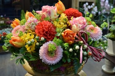 御祝アレンジメント♪｜「フラワーショップ花よど」　（熊本県天草市の花キューピット加盟店 花屋）のブログ