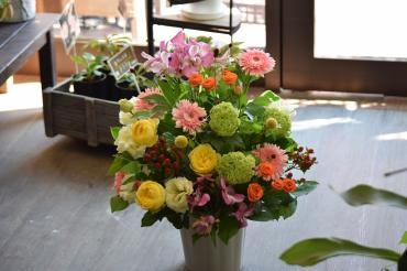 お祝アレンジメント｜「フラワーショップ花よど」　（熊本県天草市の花キューピット加盟店 花屋）のブログ