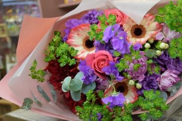 ブーケ風花束｜「フラワーショップ花よど」　（熊本県天草市の花キューピット加盟店 花屋）のブログ