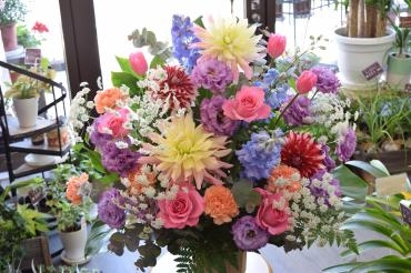 開店祝いのアレンジメント｜「フラワーショップ花よど」　（熊本県天草市の花キューピット加盟店 花屋）のブログ