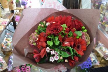 還暦の御祝花束｜「フラワーショップ花よど」　（熊本県天草市の花キューピット加盟店 花屋）のブログ