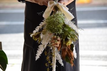 ドライフラワースワッグ｜「フラワーショップ花よど」　（熊本県天草市の花キューピット加盟店 花屋）のブログ