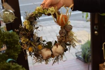 ドライフラワーリース｜「フラワーショップ花よど」　（熊本県天草市の花キューピット加盟店 花屋）のブログ