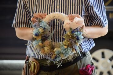 ドライフラワーリース♪｜「フラワーショップ花よど」　（熊本県天草市の花キューピット加盟店 花屋）のブログ