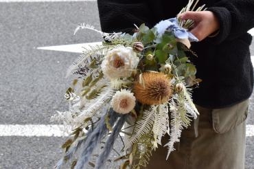 ドライフラワースワッグ｜「フラワーショップ花よど」　（熊本県天草市の花キューピット加盟店 花屋）のブログ