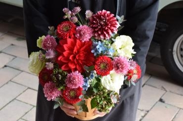 御祝アレンジメント♪｜「フラワーショップ花よど」　（熊本県天草市の花キューピット加盟店 花屋）のブログ