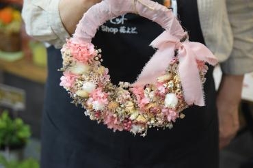 ドライフラワーハーフリース｜「フラワーショップ花よど」　（熊本県天草市の花キューピット加盟店 花屋）のブログ