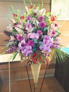 スタンド花１段で豪華に｜「ポピー」　（京都府八幡市の花キューピット加盟店 花屋）のブログ