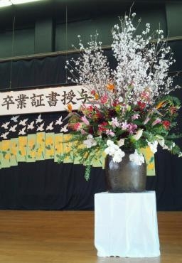 小学校のいけこみ｜「ポピー」　（京都府八幡市の花キューピット加盟店 花屋）のブログ