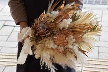 結婚祝い、ドライフラワーブーケ♪｜「フラワーショップ花よど」　（熊本県天草市の花キューピット加盟店 花屋）のブログ