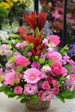 アマリリス　×　スイートピー♪｜「フラワーショップ花よど」　（熊本県天草市の花キューピット加盟店 花屋）のブログ