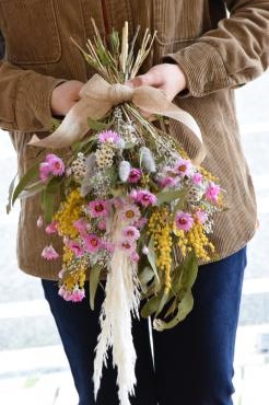 ドライフラワースワッグ♪｜「フラワーショップ花よど」　（熊本県天草市の花キューピット加盟店 花屋）のブログ