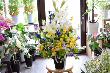 造花御供アレンジメント♪｜「フラワーショップ花よど」　（熊本県天草市の花キューピット加盟店 花屋）のブログ