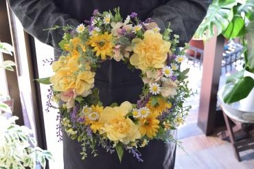 リース"wreath"  ～天草市の花屋　フラワーショップ花よど～｜「フラワーショップ花よど」　（熊本県天草市の花キューピット加盟店 花屋）のブログ