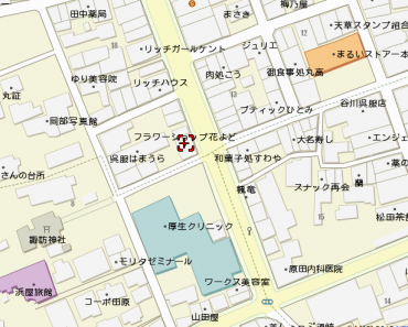 花よど周辺マップ☆｜「フラワーショップ花よど」　（熊本県天草市の花キューピット加盟店 花屋）のブログ