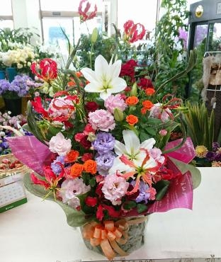 開店祝　生花アレンジメント｜「愛花」　（愛媛県松山市の花キューピット加盟店 花屋）のブログ