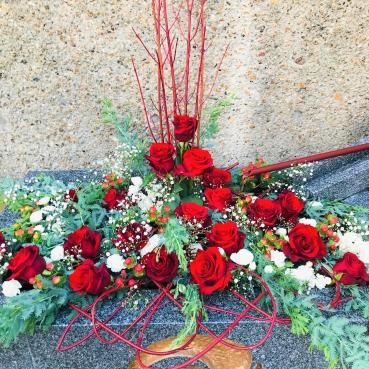 先日の飛行神社の花手水｜「ポピー」　（京都府八幡市の花キューピット加盟店 花屋）のブログ