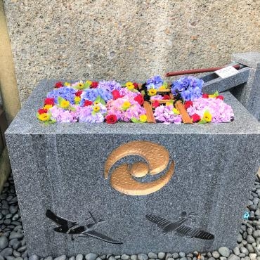 コロナ支援事業（飛行神社：花手水）｜「ポピー」　（京都府八幡市の花キューピット加盟店 花屋）のブログ