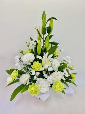洋花　お供えアレンジ｜「彩季舎」　（群馬県高崎市の花キューピット加盟店 花屋）のブログ