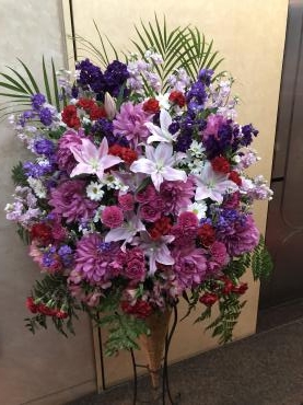 開店お祝いスタンド、ご注文ありがとうございました。｜「銀座ニューフラワー」　（東京都中央区の花キューピット加盟店 花屋）のブログ