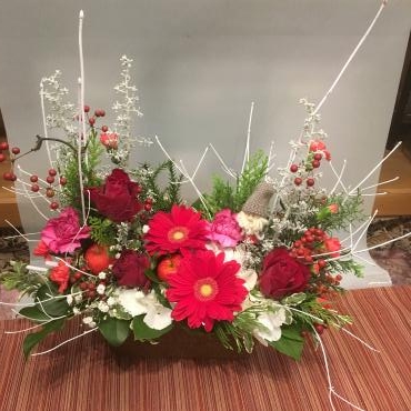 師走の賑わい…華やぎます☆彡｜「フローリスト飾り屋」　（鹿児島県鹿児島市の花キューピット加盟店 花屋）のブログ