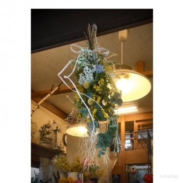 mimosa　swag　・・・｜「フローリスト飾り屋」　（鹿児島県鹿児島市の花キューピット加盟店 花屋）のブログ