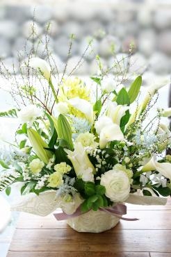 お供えアレンジメント｜「アライ花店」　（山形県山形市の花キューピット加盟店 花屋）のブログ