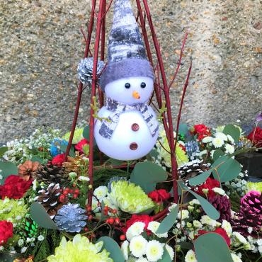 飛行神社の花手水｜「ポピー」　（京都府八幡市の花キューピット加盟店 花屋）のブログ