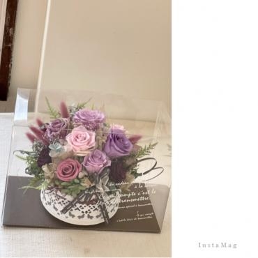 プリザーブドフラワー・・・の贈り物｜「フローリスト飾り屋」　（鹿児島県鹿児島市の花キューピット加盟店 花屋）のブログ