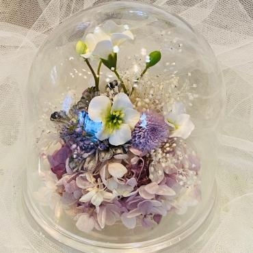 ガラスドーム　プリザーブドフラワー｜「彩季舎」　（群馬県高崎市の花キューピット加盟店 花屋）のブログ