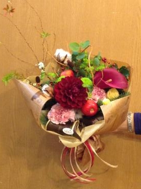 ウィンターブーケ　＆　お正月飾り　❤｜「フローリスト飾り屋」　（鹿児島県鹿児島市の花キューピット加盟店 花屋）のブログ