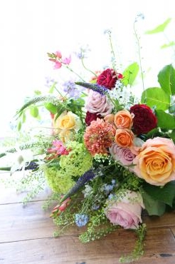 退職される方への花束｜「アライ花店」　（山形県山形市の花キューピット加盟店 花屋）のブログ