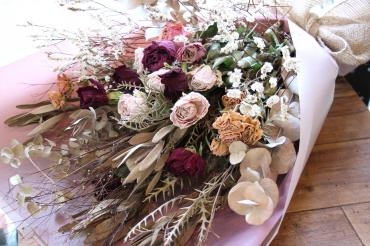 お誕生日用♡ドライフラワー花束｜「アライ花店」　（山形県山形市の花キューピット加盟店 花屋）のブログ