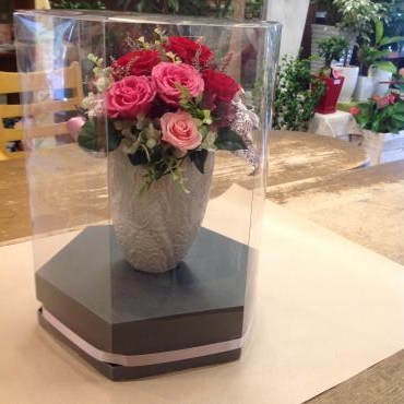 退職　お祝いの贈り物に～～✿をそえて！｜「フローリスト飾り屋」　（鹿児島県鹿児島市の花キューピット加盟店 花屋）のブログ