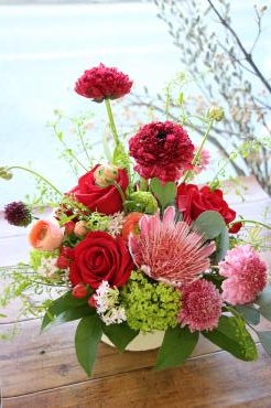 御祝アレンジ｜「アライ花店」　（山形県山形市の花キューピット加盟店 花屋）のブログ