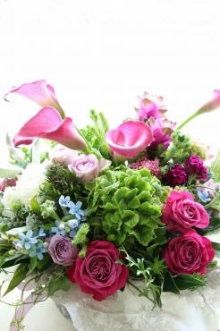お誕生日アレンジメント｜「アライ花店」　（山形県山形市の花キューピット加盟店 花屋）のブログ