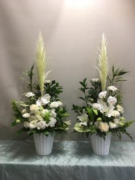 御供アレンジェメント　＆　お誕生日お祝いアレンジメント｜「フローリスト飾り屋」　（鹿児島県鹿児島市の花キューピット加盟店 花屋）のブログ