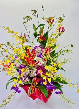 ご就任祝い　アレンジメント｜「彩季舎」　（群馬県高崎市の花キューピット加盟店 花屋）のブログ