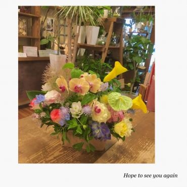 明るい色合いで　気持ちUP～！｜「フローリスト飾り屋」　（鹿児島県鹿児島市の花キューピット加盟店 花屋）のブログ