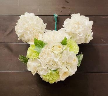 ミッキーリース｜「彩季舎」　（群馬県高崎市の花キューピット加盟店 花屋）のブログ