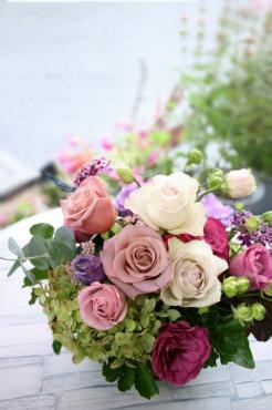 今日のアレンジメント｜「アライ花店」　（山形県山形市の花キューピット加盟店 花屋）のブログ