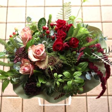 還暦祝いのアレンジメント　三島市内にお届けしました｜「フローラント」　（静岡県三島市の花キューピット加盟店 花屋）のブログ
